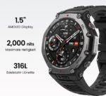 Amazfit T-Rex 3 Onyx – Robuste Outdoor-Smartwatch – Bild 9