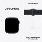 Apple Watch Series 11 GPS 42mm Jet Black – Sportarmband Smartwatch – Bild 8